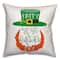 Happy St. Patrick's Day Leprechaun Throw Pillow